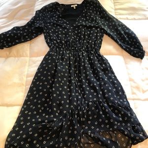 Joie Alithea navy floral dress
